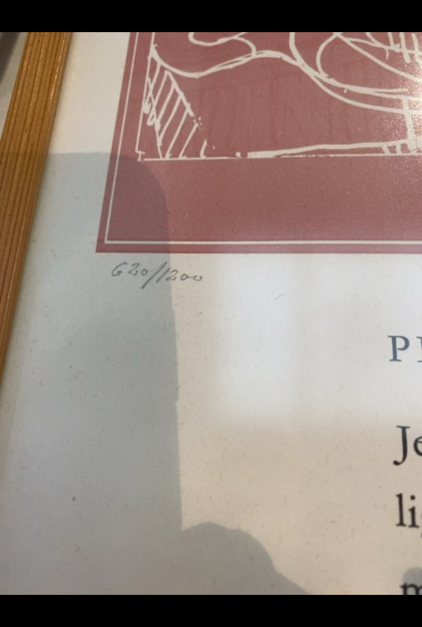 Dan sterup Hansen litografi